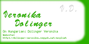 veronika dolinger business card